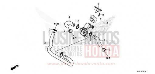 VALVOLA DI CONTROLLO INIEZIONE ARIA CBR650FAJ di 2018